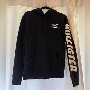 Hollister Black Logo Pullover Hoodie - Women’s small